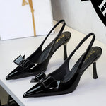 Luxury Designer Burgundy Suede Ankle Strap Pumps Sexy Pointed Toe Ankle Buckle Elegant Heels Fashion Wedding Party Shoes Shoes