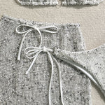 With Mesh Sarong Skirt Halter Bikini Women Swimwear Female Swimsuit Three-pieces Bikini Set Fishnet Bathing Suit Swim Beachwear