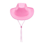 Women Men Cowboy Hat Classic Roll Up Brim Fedora Cowgirl Hat Western Retro Sun Cap Stage Performance Hat