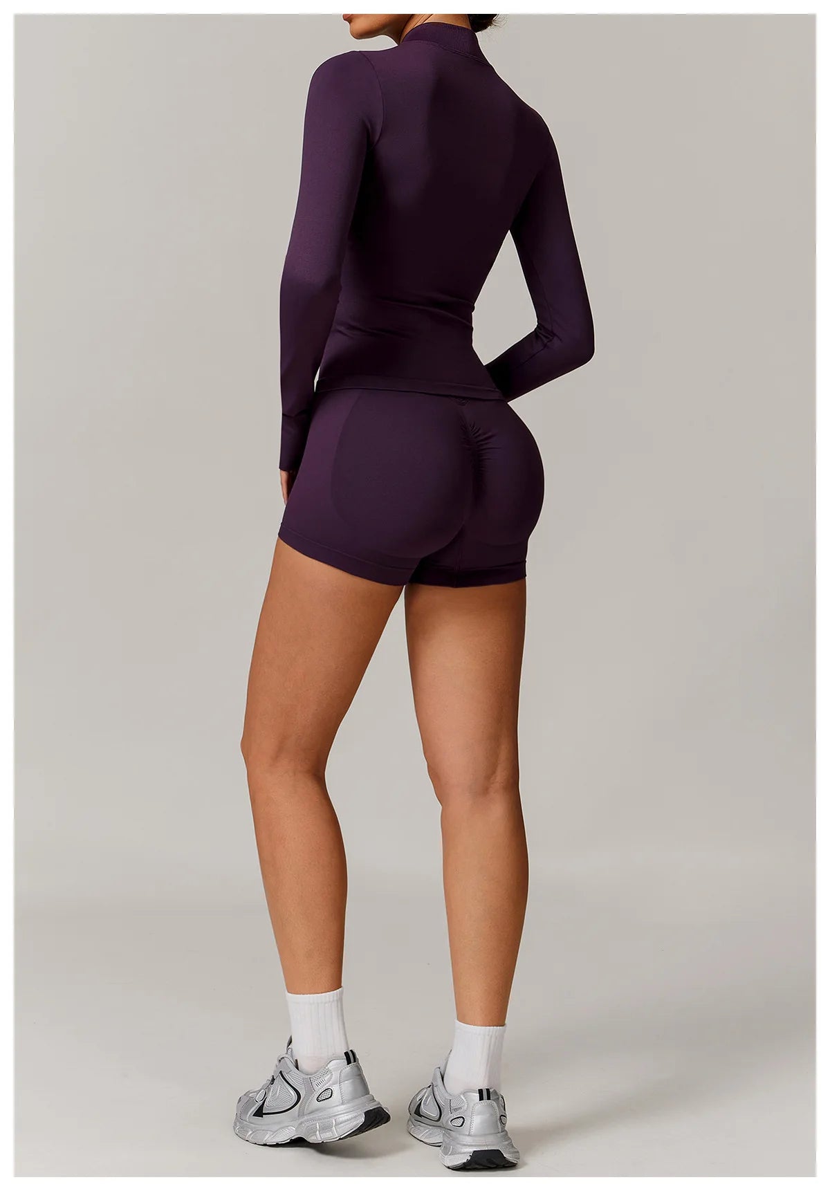 2/3PCS Yoga Set Women Workout Set Seamless Sportswear Gym Clothing Fitness Long Sleeve Crop Top High Waist Leggings Sports Suits