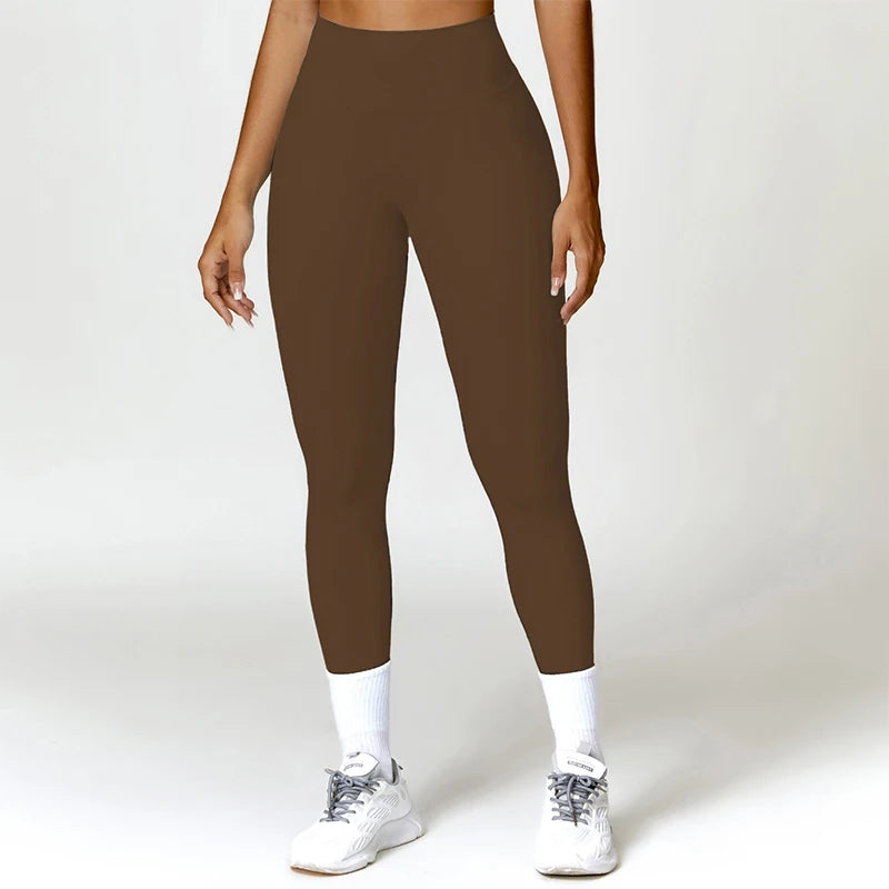 Hearuisavy Summer Scrunch Gym Leggings Woman Workout Pants Female Running Tights Push Up Yoga Pants High Waist Sports Leggings