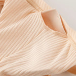 2Pcs/Set Cotton Bras For Women Push-Up Brassiere Sexy Lingerie Female Wire Free Seamless Underwear 1/3 Cup Padded Bralette