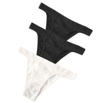 3Pcs/Set Women High Cut Brazilian Panties High Rise Seamless Underwear Soft Stretch Sports Soft Briefs Ladies Sexy Lingerie M-L