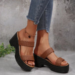 Women Sandals 2026Summer New Outdoor Beach Sandals ComfortableWedges Shoes for Women Design Casual Sandals Size 35-42
