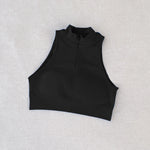 Drdfnamic High Neck Backless Sports Bra Support Back Cross Fitness Underwear Push-up Gym Clothes Workout Sports Tank Top XP400