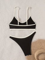 ZTVitality Sexy Patchwork Bikini Set 2025 New Arrival Biquini Padded Bra Push Up Swimsuit Women Swimwear Summer Beachwear