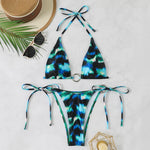 Sexy Gradient Color Ring Bikini Women's Swimsuit Triangle Woman Swimwear 2026 Bathing Suit Micro Bikinis Sets Beachwear Biquini