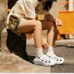 Thick Sole Fashion Clogs For Women Summer Platform Shoes Soft EVA Girls Indoor Street Slippers FemaleLeisure Wedges Sandals