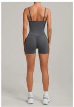 Womens Two Way Wear Bodysuit Sleeveless Yoga Stretch One Piece Romper Sexy Fitness Side Pockets Sportwears Bodysuit