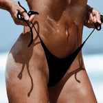Women Bikini Mini Micro Sexy Swimwear Brazil Butt Girls Sex Feminine Bikinis Lace-Up Sports Shorts Brazilian Thong Swim Shorts