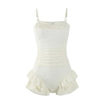 Cute and Conservative Swimsuit for Women, Covering The Belly and Slimming, Gathering Hot Spring Vacation, Fashionable Swimsuit