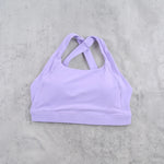 DIAS FIT JOY Cloud feeling wide shoulder strap cross beauty back removable padding sports bra Pilates cycling fitness