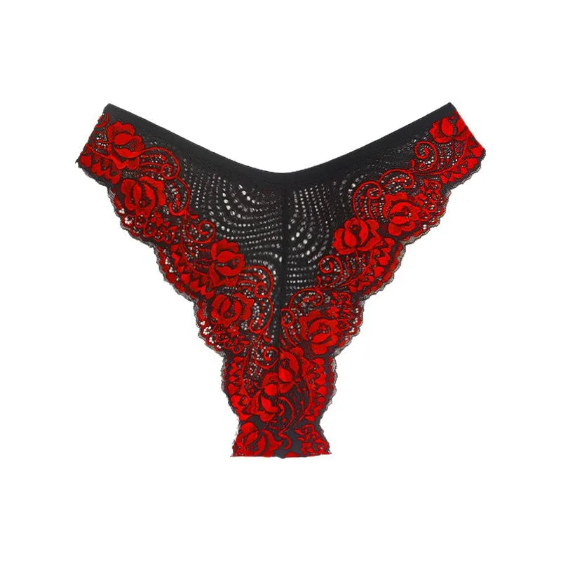 1pcs Sexy Lace Floral Panties Breathable Comfortable Lady Briefs Elegant Female Underwear Lingerie New Style Women's Underpants