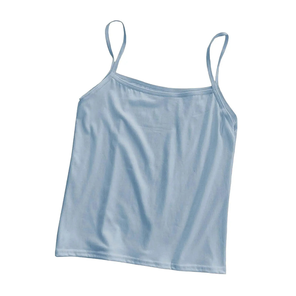 Womens Basic Spaghetti Strap Cami Top Slim Fit Backless Crop Top Summer Solid Color Casual Sleeveless Top Streetwear Y2k Clothes