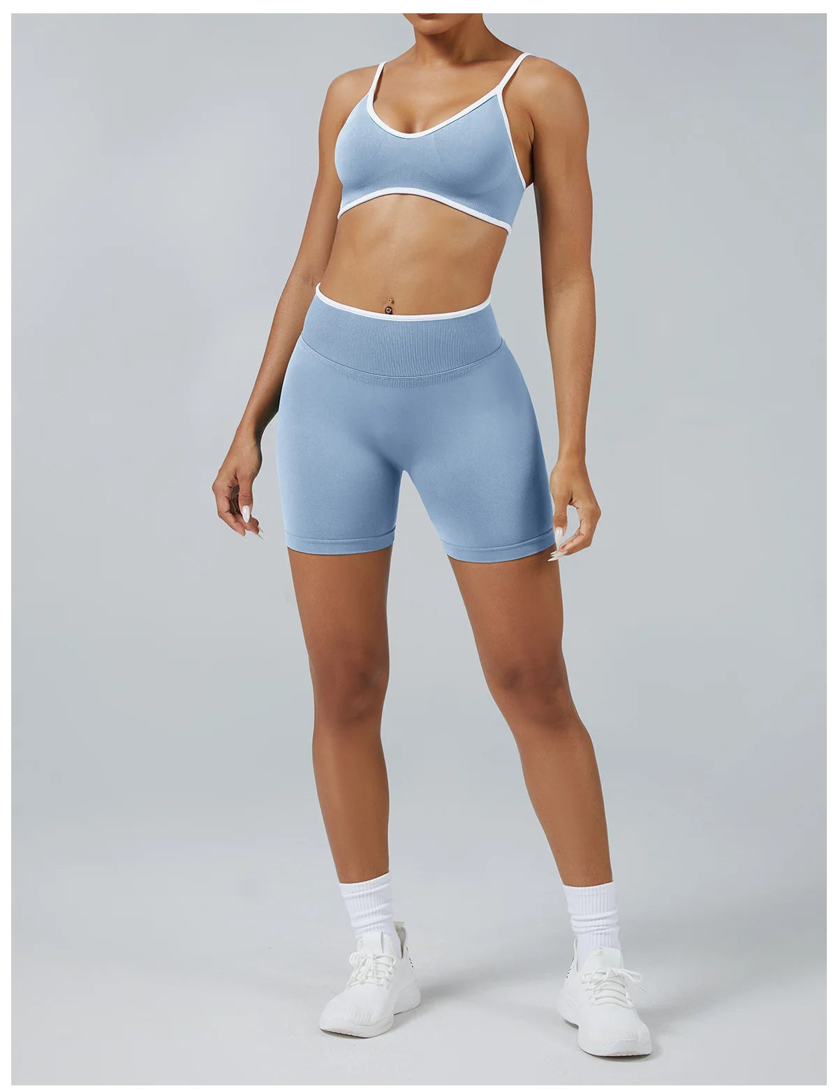 2PCS Yoga Suit Seamless Sports Set Gym Outfits Women Tracksuit Running Workout Clothes Sports Bra Athletic Wear Yoga Clothing