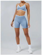 2PCS Yoga Suit Seamless Sports Set Gym Outfits Women Tracksuit Running Workout Clothes Sports Bra Athletic Wear Yoga Clothing