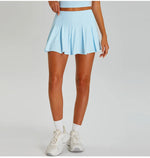 Fitness Tennis Short Skirts Women's Quick Cooling Sensation Sunscreen Pleated Skirt Outdoor UV Resistant Dance Golf Yoga Clothes