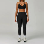 2/3PCS Seamless Sport Yoga Set Women's Breathable High Waist Fitness Sportwear Women Sports underwear Set Gym Workout Clothes