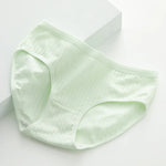1Pc Women Cotton Panties Stretch Comfy Underwear Low Waist Briefs Female Underpants Sexy Lingerie Panties M-XL Solid Color Panty