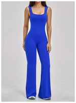 Slimming Yoga Jumpsuits Women Hollow Out Ruffles Backless Sportswear Fitness Back Hip-Lifting Leggings One-Piece Gym Bodysuits