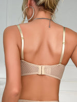 New sexy lace underwear women's thick cup with soft underwire push-up bra exquisite mesh breast cover