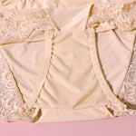 Beauwear Women Luxury Sexy Lace Panties Floral Transparent Nylon Breathable Briefs Underwear Female Bragas Pretty Lingerie