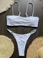2026 Shiny Sequins Bandeau Bikini Women Swimwear Female Swimsuit Two-pieces Bikini Set Bather Bathing Suit Swim Lady Beachwear