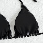 2026 Triangle String Bikinis Women 3 Pieces Swimwear Female Sexy Padded Swimsuit Bathers Bathing Swimming Swim Suit Beachwear