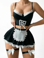 Women Transparent Bra And Panty Garter Underwear Set Hot Erotic Sexy Costumes Underwear Open Bra Thong Sexy Lingerie Sets
