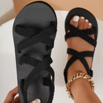 Women Summer Wedges Sandals Light Weight Indoor Street Platform Shoes Thick Sole Bohemia Style Girls Student Beach Sandalias