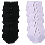 10Pcs/Set Panties Women Seamless Briefs Ice Silk High Rise Panties Female Underpants Solid Comfy Underwear Lingerie