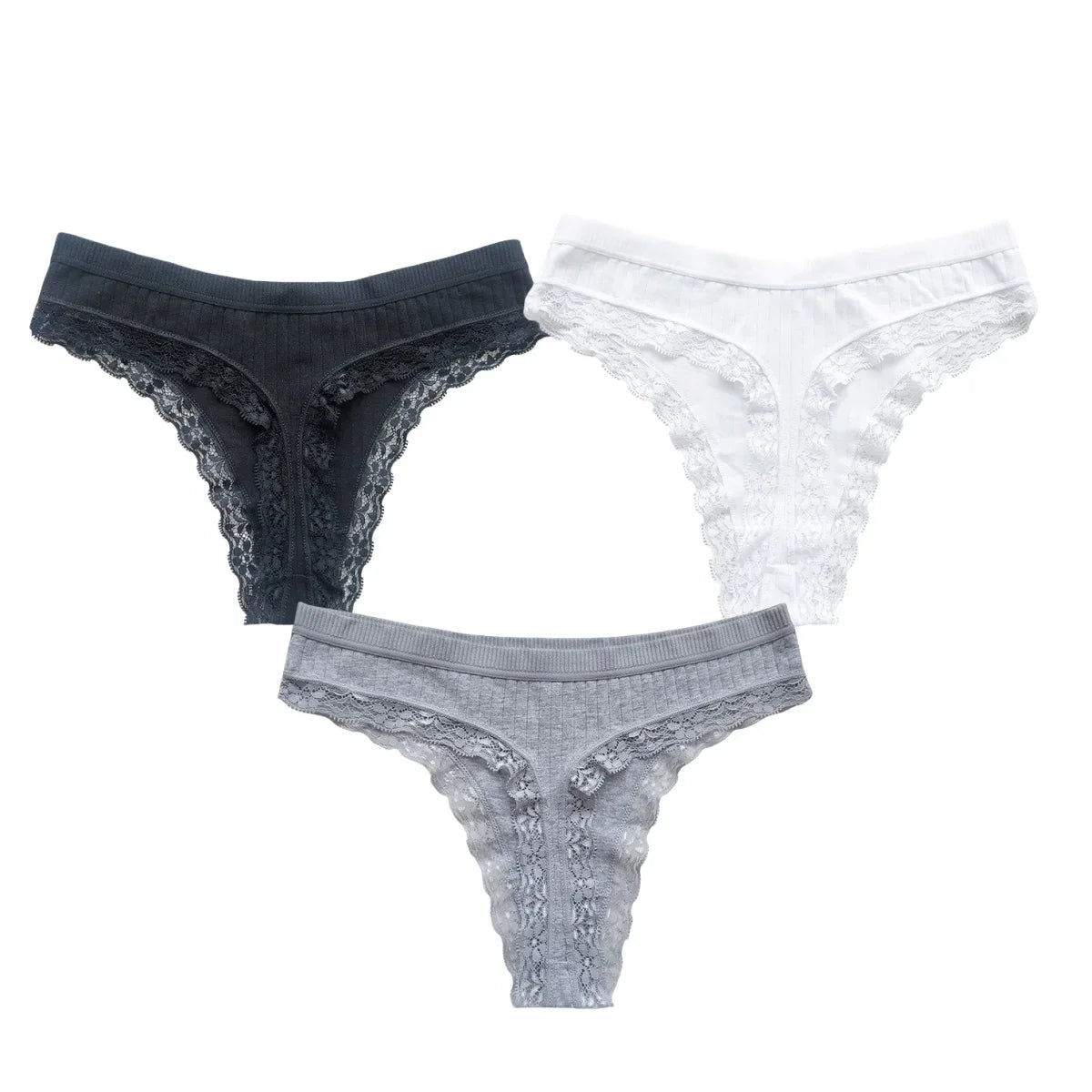 3Pcs/Set Cotton Panties Women G-string Female Underpants Sexy Lingerie Seamless Underwear Low Rise Panties M-XL Intimates
