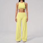 Yoga Set 2 Pieces Women Clothes Workout Outfits Fitness Sportswear Gym Tracksuit High Waist Leggings Sports Bra Athletic Wear