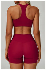 New Sportswear Seamless Yoga Set Gym Clothes Sportswear Long sleeved jacket Women Fitness Set Tracksuits Sports Bra Gym Leggings