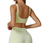 Breathable Sports Underwear for Women Shockproof Fitness Top Push Up Gym Crop Top Brassiere Sport Bra Gym Workout Top Yoga Bra