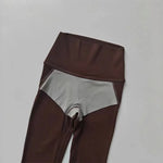 Nude Yoga Leggings Women High Waist One-piece Fitness Wear-free Underwear Belt Pocket Sports Pilates Trousers Fitness Pants