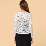 Lace Bolero for Women Tie Front Ruffle Hem Cardigan Long Sleeve Cover Up Jacket Formal Office Sheer Crop Shrug