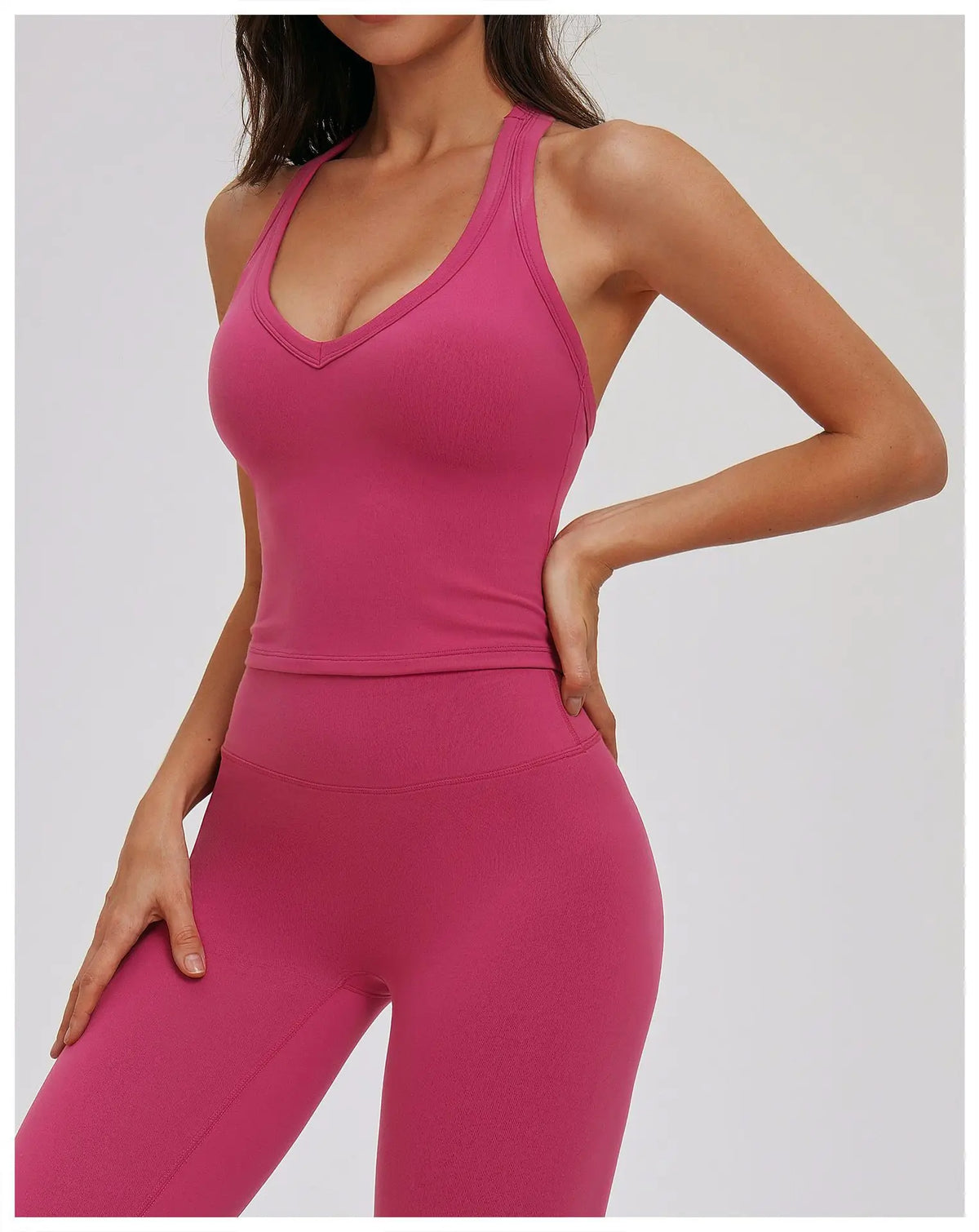 Women Yoga Sports Bra High Strength Gym Tank Top Push-Up Workout Bra Fitness Vest Comfortable Naked Feeling Gym Bra Fitness Bra