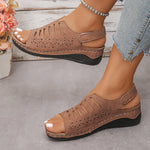 Fashion Designer Women's Wedges Sandals New Woman Breathable Sandals Fashion Comfort Handiness Summer Casual Female Sandals