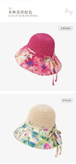 Korean style sun hat with large brim sun protection hat for women with sun visor and fisherman hat