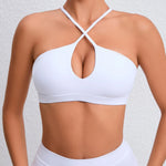 Women's Yoga Bra - Running Cross Back Breathable Naked Feel Sports Fitness Brafor Yoga Running Gym Top