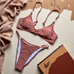 10 Colors V Neck Rhinestones Bikini Female Swimsuit Women Swimwear Padded Bather Bathing Suit Swim Two-pieces Bikini set K8138