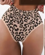High Waist Briefs Leopard Print Sexy Lingerie Seamless Panties Women Underwear High-stretch Quick-drying Underpants Intimates
