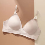 Push Up Bras For Women Non-wire Brassiere Soft Comfy Letter Straps Top Sexy Lingerie U-shaped Back Seamless Underwear Intimates