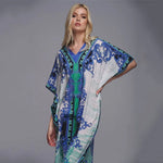 2026 Women Swimsuit Beach Cover Up dress Sleeve Kaftan Beach Tunic Long Pareos Bikinis Cover ups Summer Robe Plage Beachwear