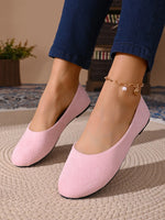 Women Flats Shoes Comfortable Knit Ballet Flat Shoes Women Casual Slip on Loafers Office Boat Sneakers Women Zapatos De Mujer