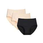 3Pcs/Set Cotton Panties Women Sexy Lingerie Plus Size Women's High Waist Briefs Solid Color Panty Breathable Underpants XS-2XL