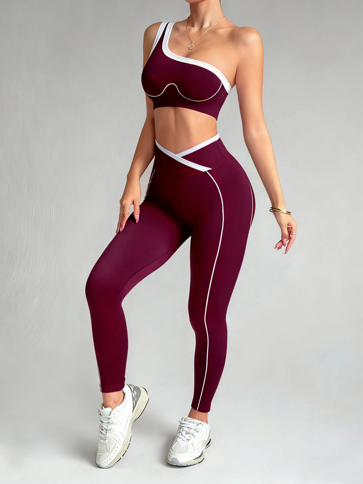 2 pcs Women's Seamless Yoga Sets Sport Leggings Bra Sportswear Woman Gym Outfit Workout Set High Waisted Yoga Clothes Activewear