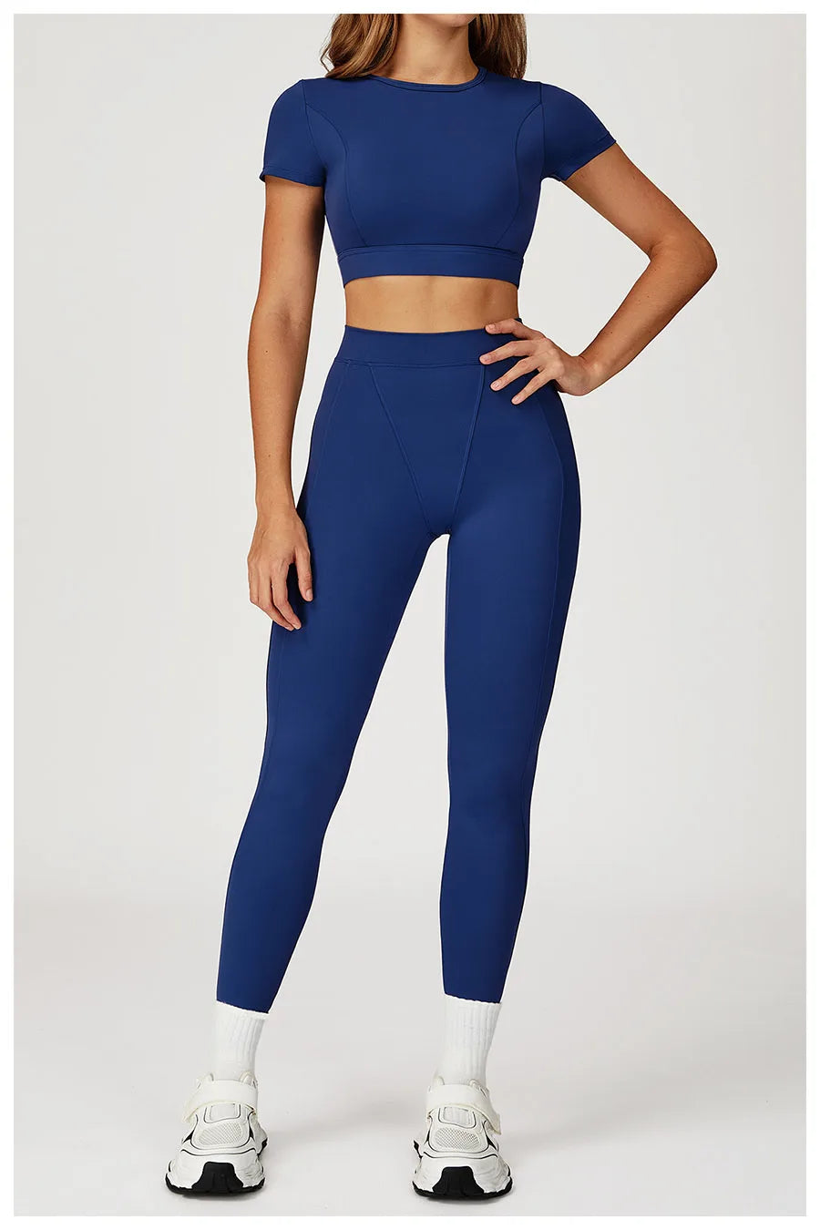 New Yoga Set 2Pcs Women No Logo Tank Tops High Waist Seamless Shorts Workout Outfit Fitness Gym Clothes Workout High quality