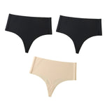3Pcs/Set G-string Women Thongs High Waist Panties Female Underpants Soft Panty Sexy Lingerie Comfy Seamless Underwear